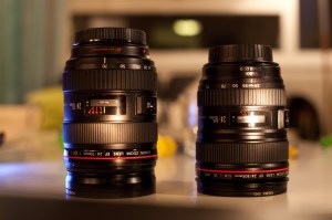 Canon 24-70 and 24-105 L-lenses